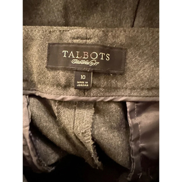 Talbots Gray Pants Women's Size 10 - Picture 4 of 4